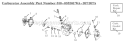 Page B Diagram and Parts List for HP30T  Weed Eater Trimmer